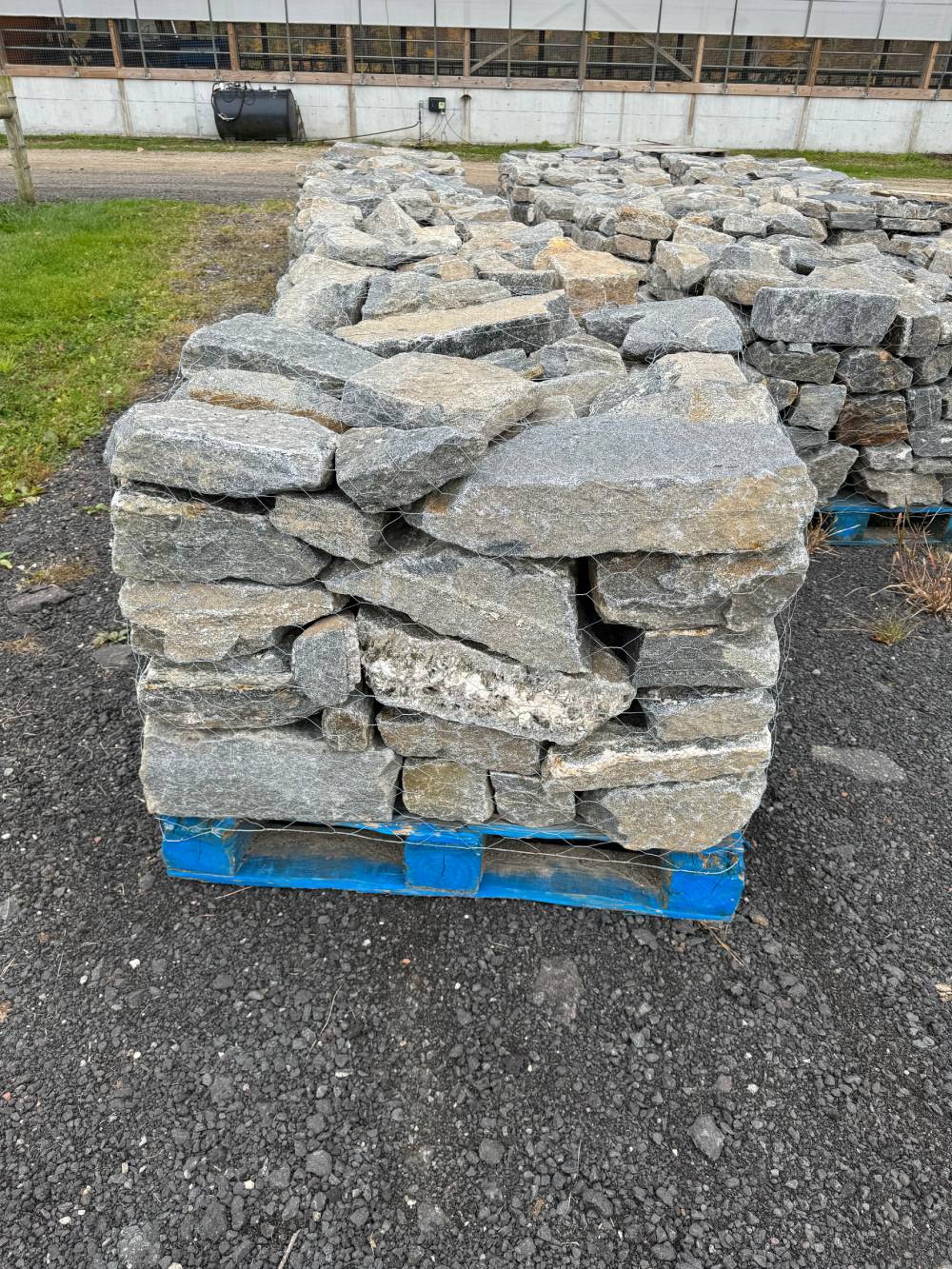 Stacked Haddam Grey Granite Stones