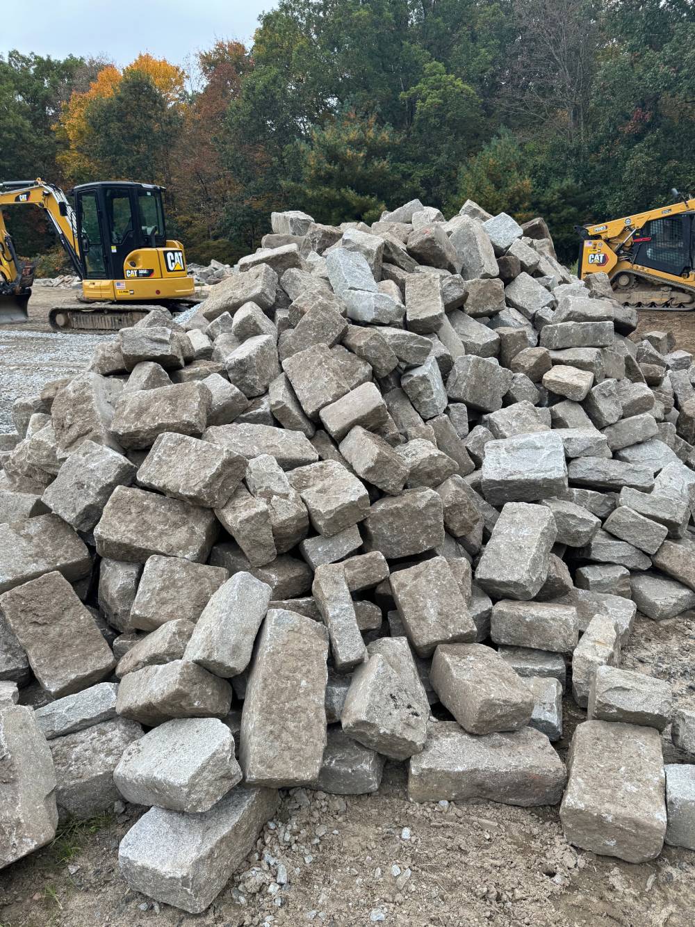 Reclaimed Cobblestones, Recycled Stone, Landscaping Stone, Outdoor Decor