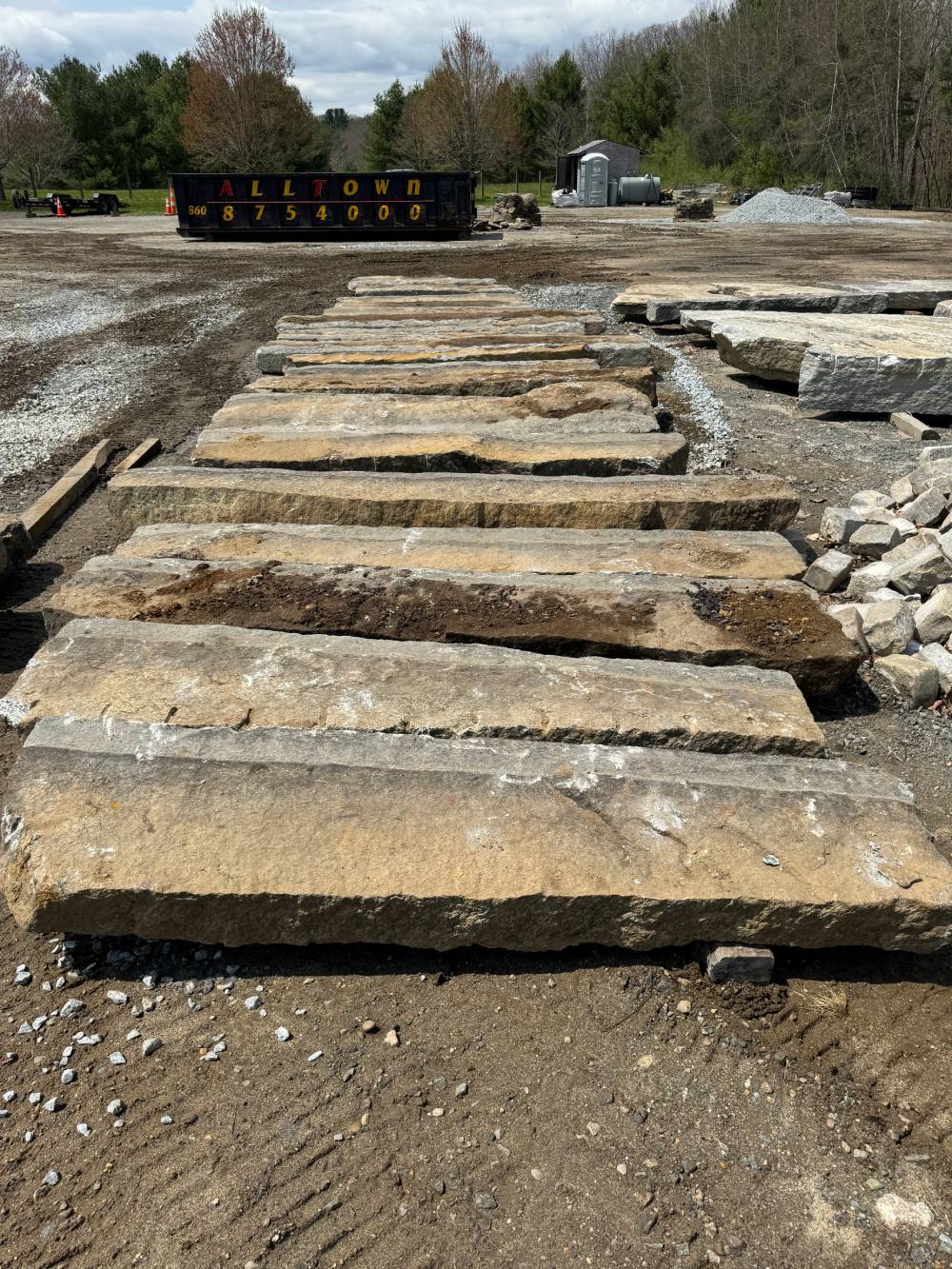 Rustic Granite Curbing For A Vintage Garden Aesthetic