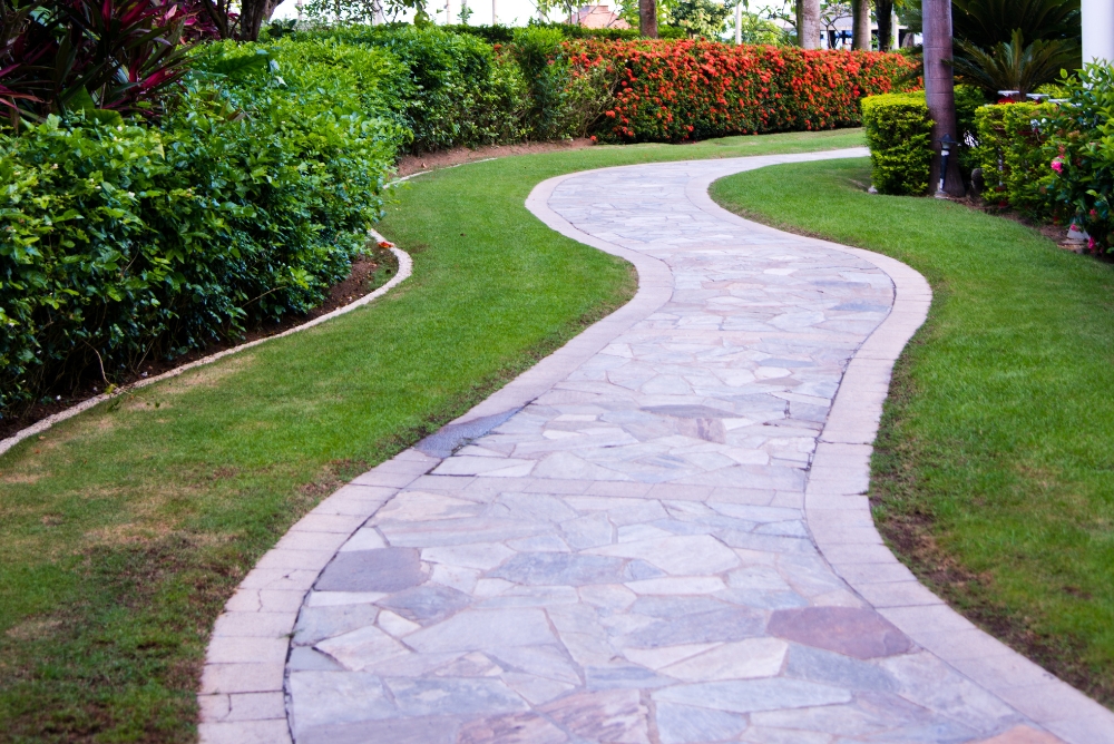 Natural stone walkways Danbury Connecticut