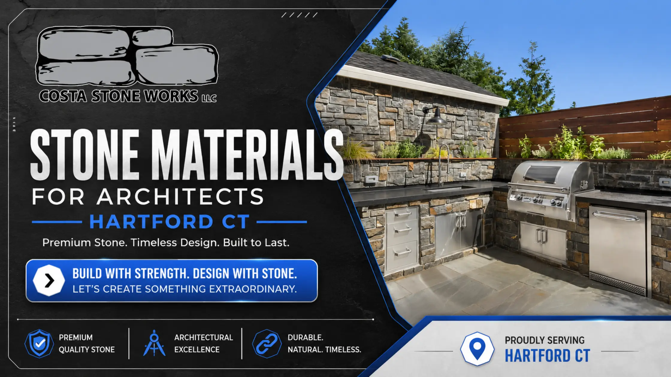 Stone Materials for Architects Hartford CT | Costa Stone Works